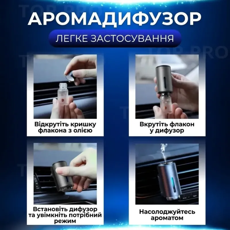 Автомобільний ароматизатор, аромат квітковий + морський + Hilton, 10 мл