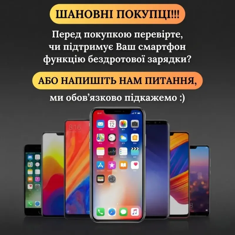 Тримач для телефону на дефлектор із бездротовою зарядкою A5 15W