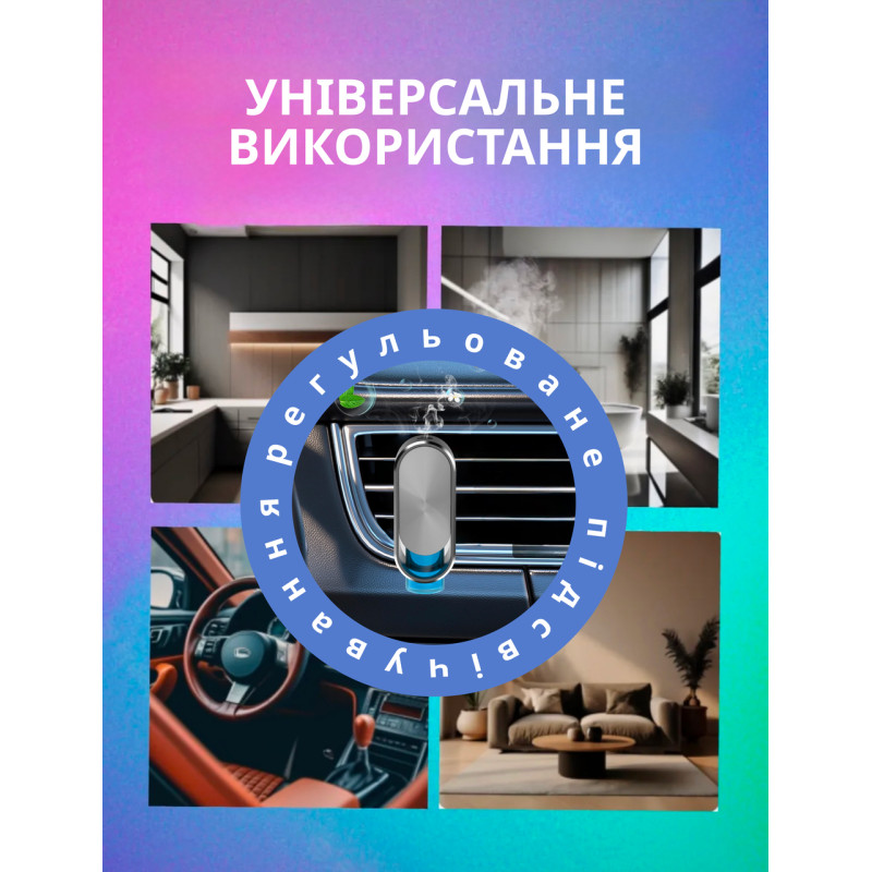 Аромадифузор для авто з підсвіткою, ароматерапія та USB зарядка – ідеальний подарунок для автомобілістів