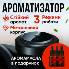 Автомобільний ароматизатор-дифузор + 3 аромати в комплекті