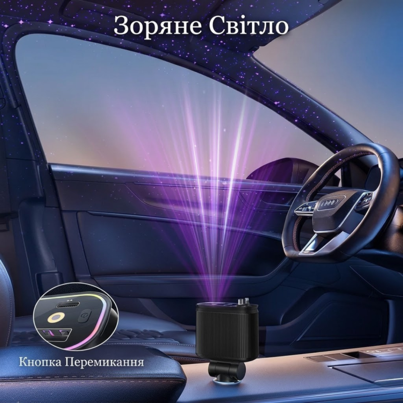 Автомобільний адаптер 4в1 для прикурювача, швидка зарядка, чорний корпус