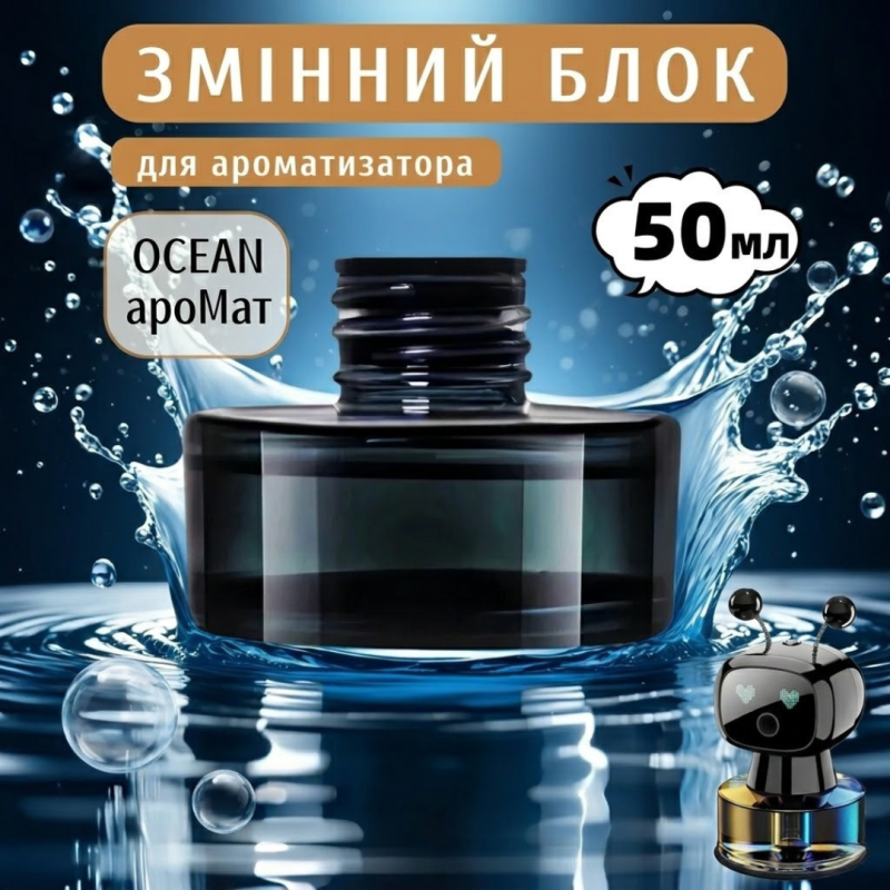 Ароматизатор автомобільний, автопарфум OCEAN, 50 мл