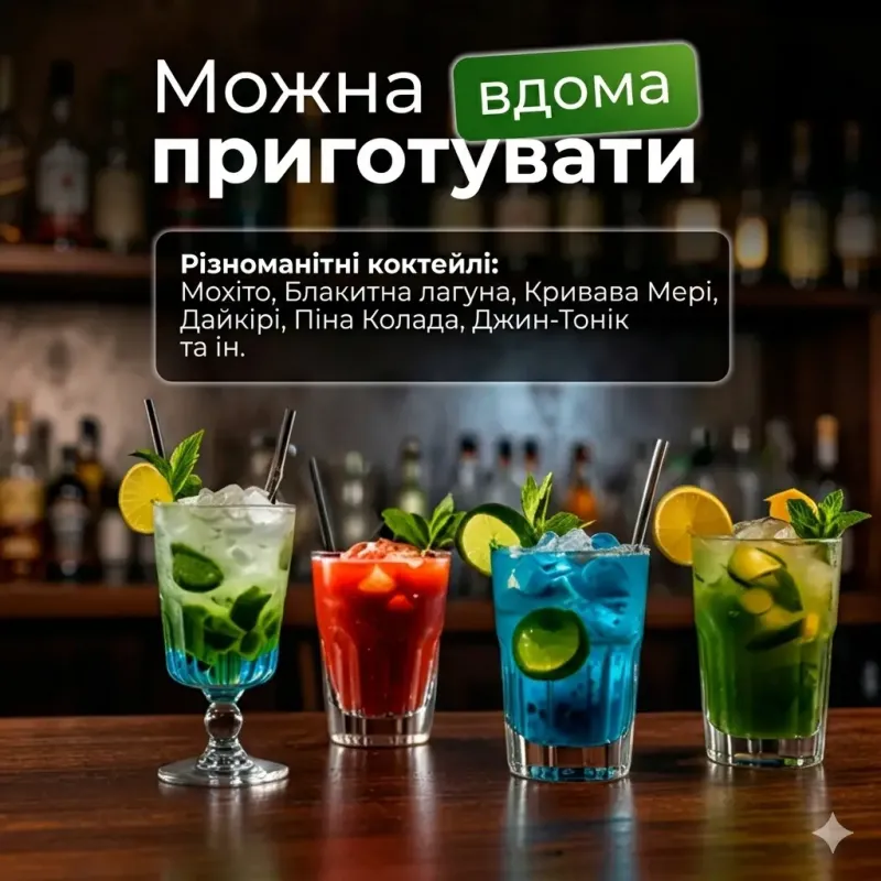 Подарунковий барменський набір з підставкою для приготування коктейлів, професійний, 24 предмети