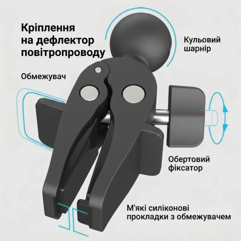 Бездротова зарядка для iPhone з MagSafe, магнітна швидка, для телефонів iPhone 12, 13, 14, 15, 16, 17, автомобільний зарядний пристрій-тримач з MagSafe в авто, зарядка для iPhone, 15 Вт