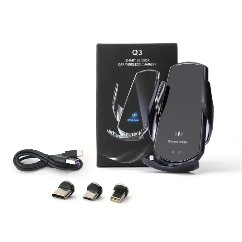 Автомобільний тримач RADIANCE SKY для телефону з бездротовою зарядкою SMART SENSOR Q3 для Android та iPhone
